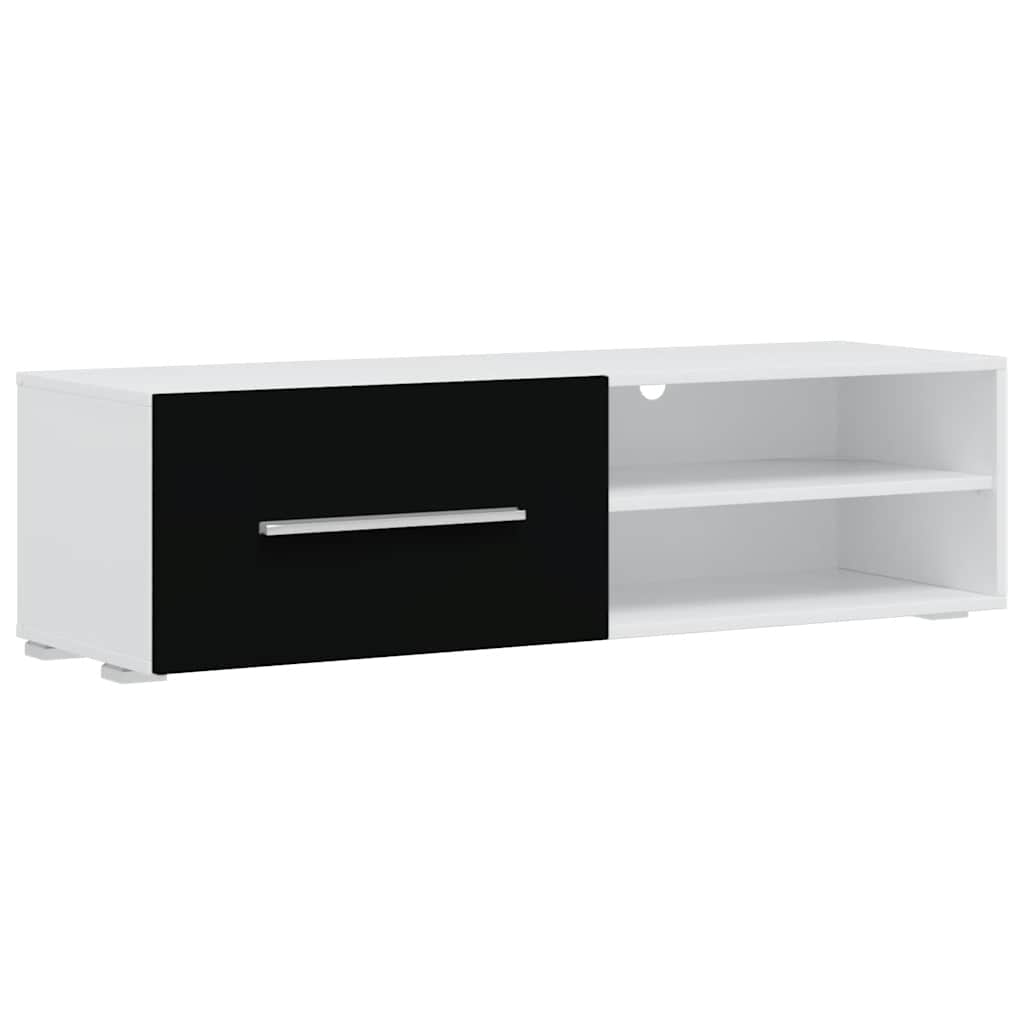 Mobili con Vetrina Parete Unità TV 5 pz con Luci LED Nero